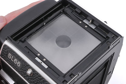 Rollei SL66 + Waist Level Finder + 80mm f2.8 Planar  + 6x6 Film Back