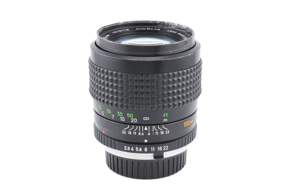 Minolta 100mm f2.5 MC Tele-Rokkor-PF