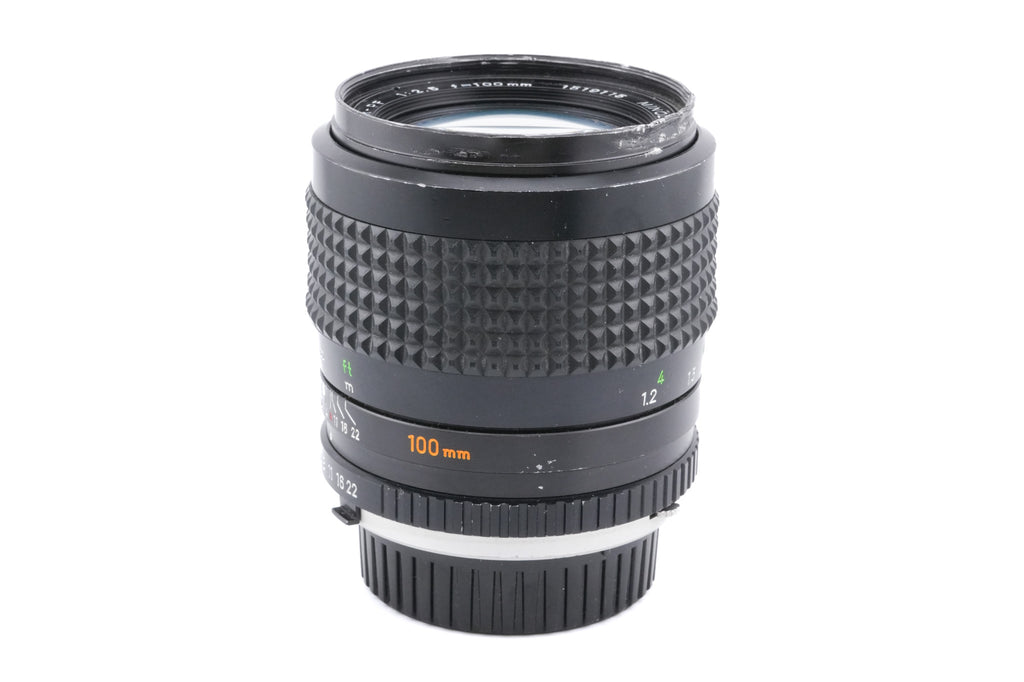 Minolta 100mm f2.5 MC Tele-Rokkor-PF