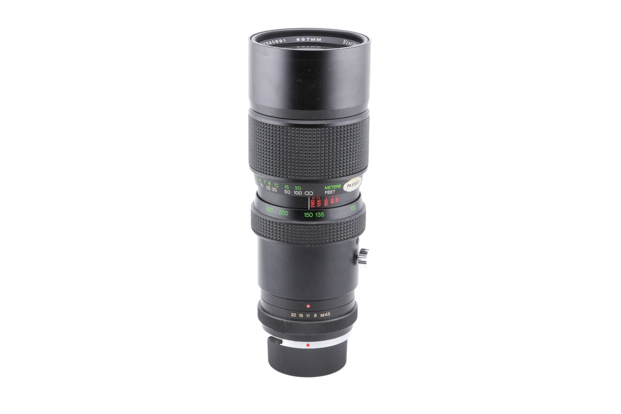 Vivitar 75-260mm f4.5 Auto Zoom