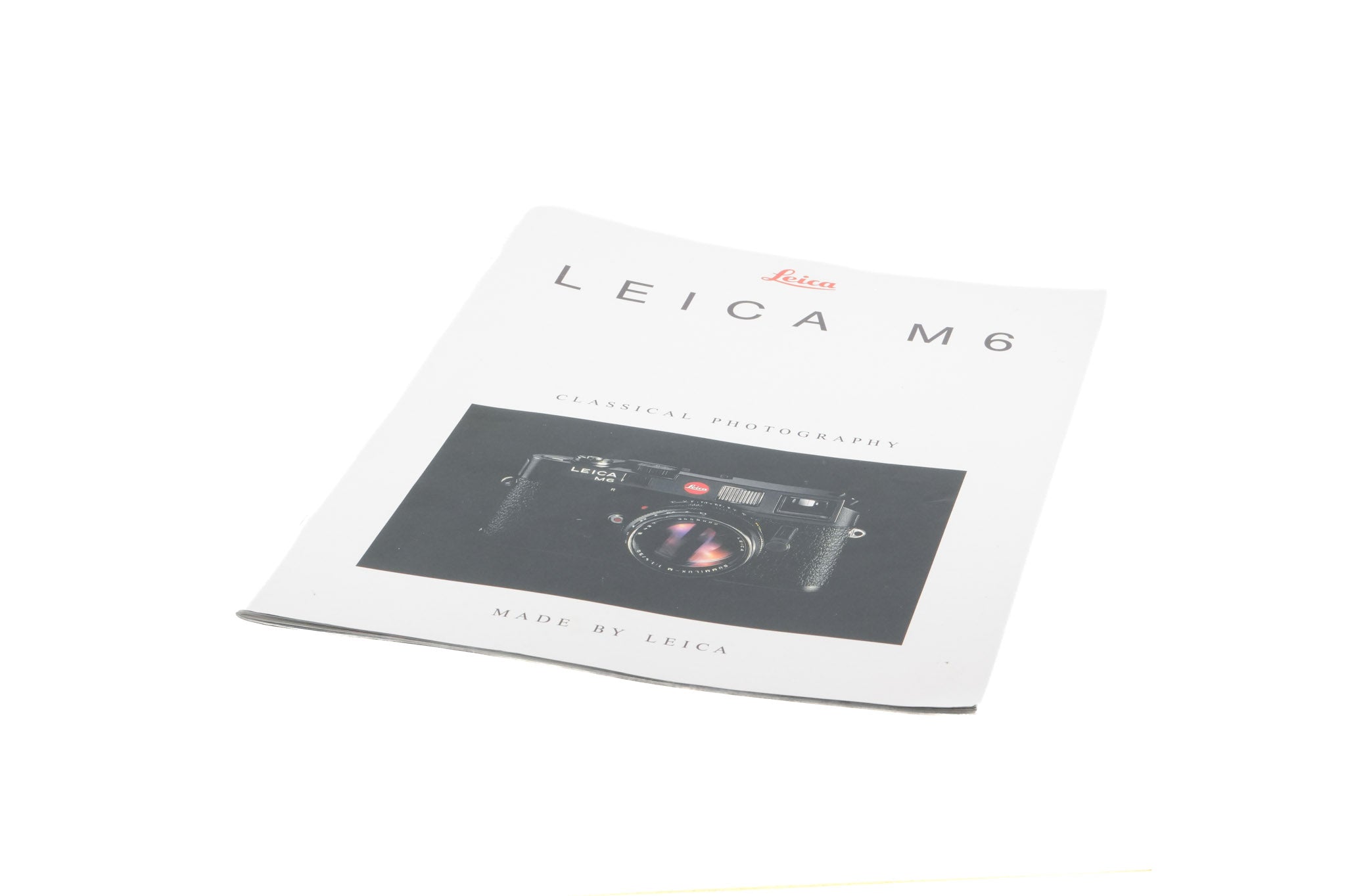 Leica M6 Classical Photography Brochure