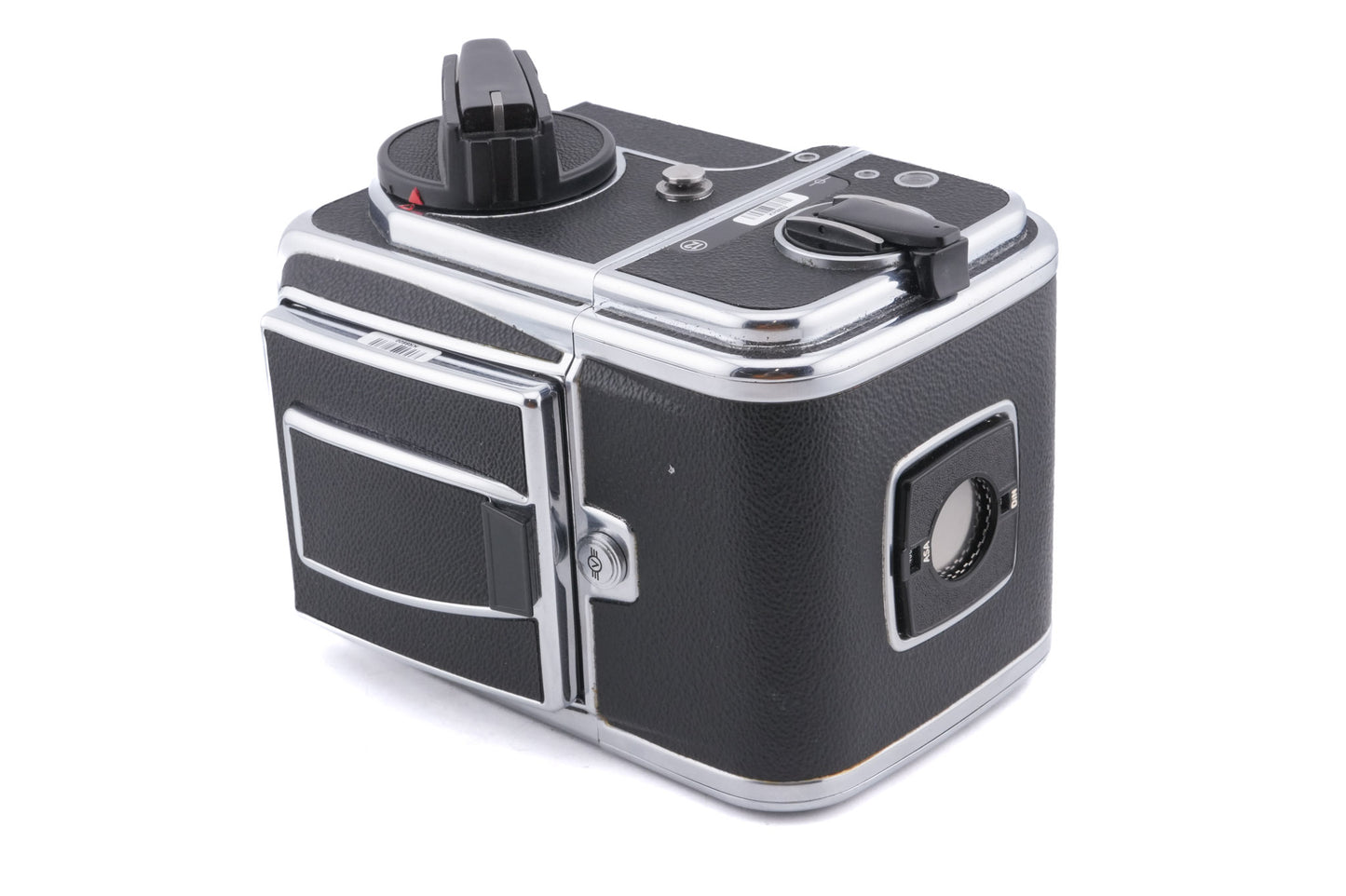 Hasselblad 500C/M (Silver, 10026) + A12 Film Magazine (Silver, 30074) + Waist Level Finder (New / Chrome, 42315) + Standard Focusing Screen (42161)