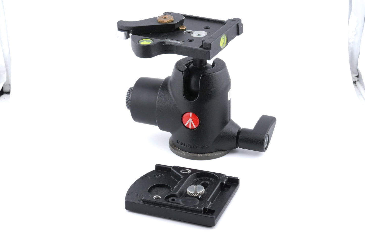 Manfrotto Quick Release Plate (410PL) + Ball Head (468MGRC4)
