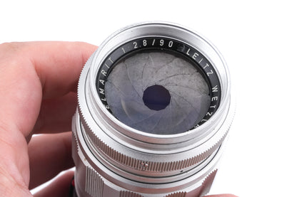 Leica 9cm f2.8 Elmarit (Silver, ELRIT-M / ELRIM / 11129)