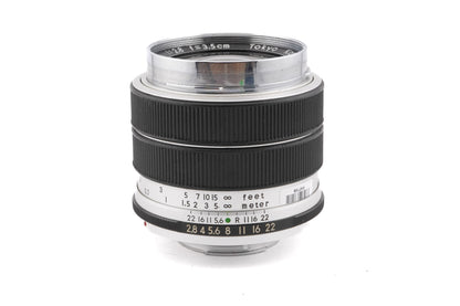 Topcon 35mm f2.8 RE Topcor