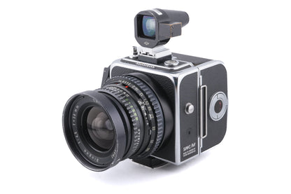 Hasselblad Super Wide C (SWC) (Black, 10189) + A12 Film Magazine (Silver, 30074) + SWC Viewfinder (52035/TISOC)