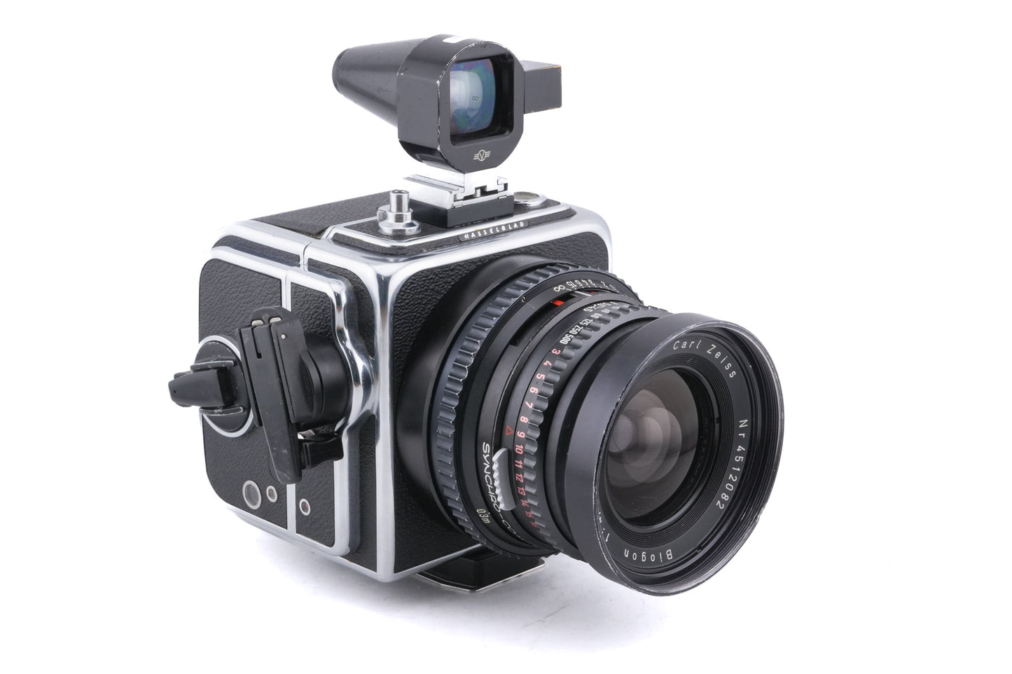 Hasselblad Super Wide C (SWC) (Black, 10189) + A12 Film Magazine (Silver, 30074) + SWC Viewfinder (52035/TISOC)