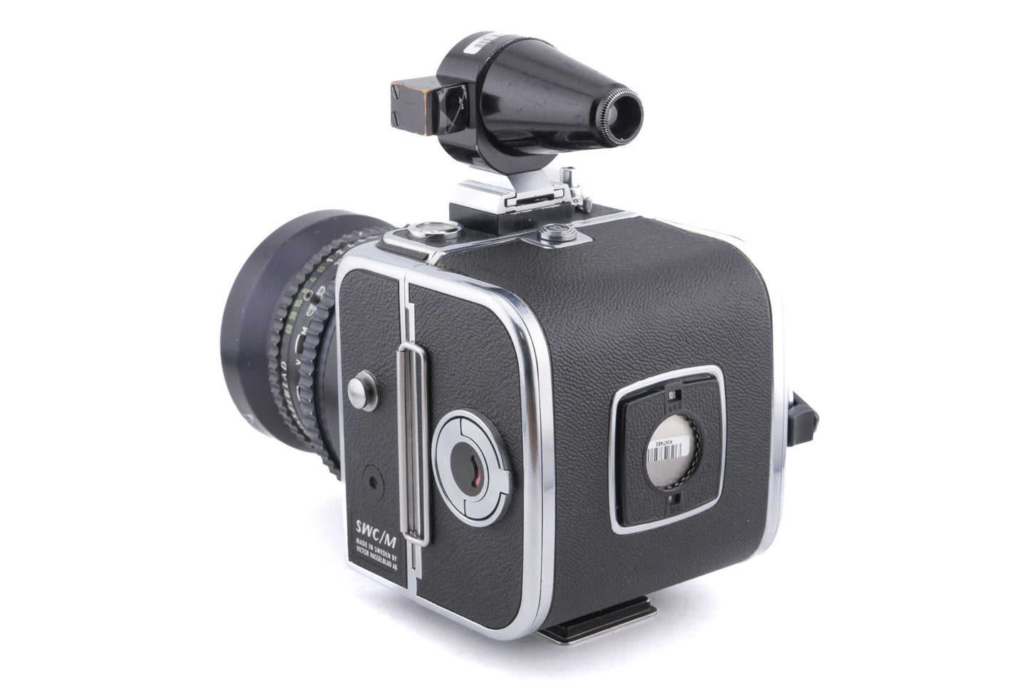 Hasselblad Super Wide C (SWC) (Black, 10189) + A12 Film Magazine (Silver, 30074) + SWC Viewfinder (52035/TISOC)