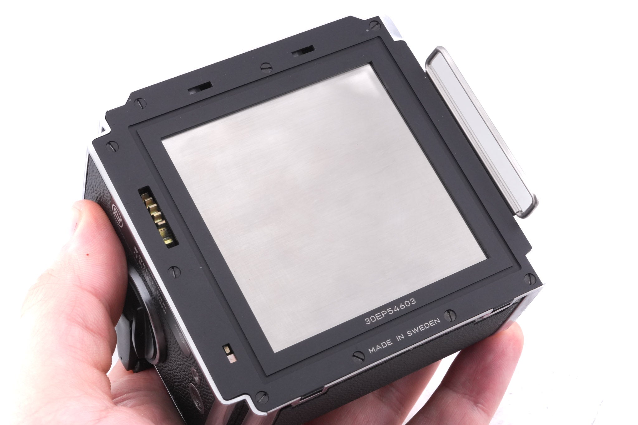 Hasselblad 503CXi (Silver, 10026) + 80mm f2.8 Planar T* CFE (20034) + A12N Film Magazine + Waist Level Finder (New / Chrome, 42315) + Acute Matte Focusing Screen (42165)