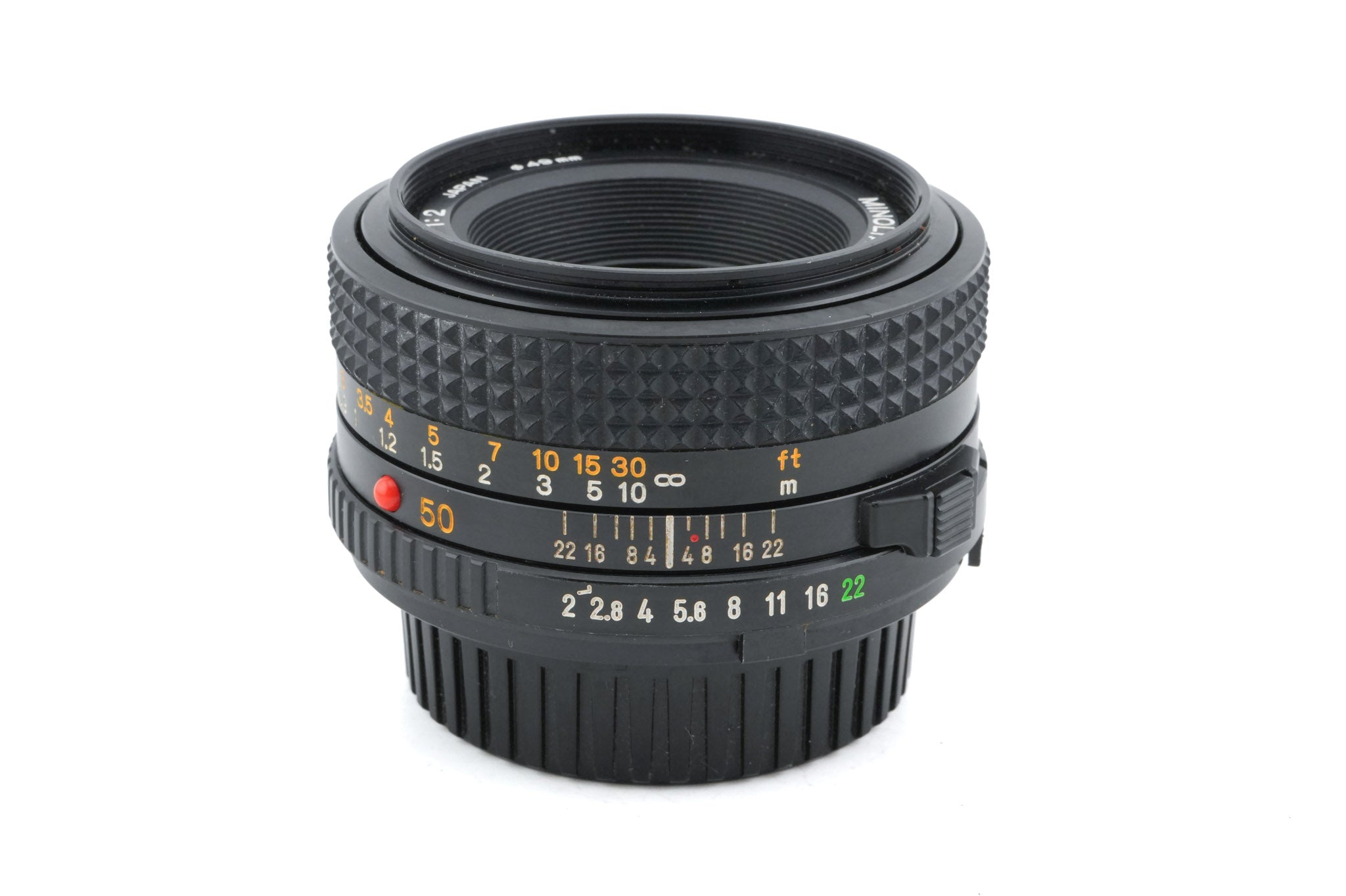 Minolta 50mm f2 MD