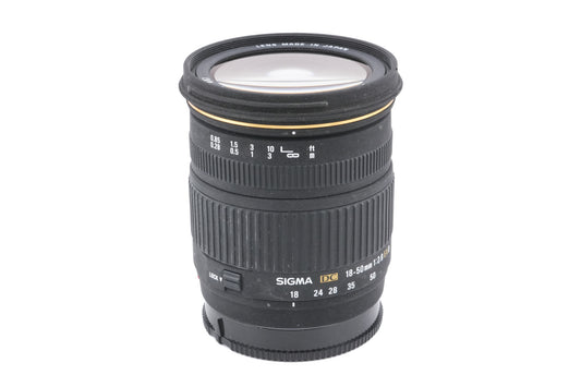 Sigma 18-50mm f2.8 DC EX D - Lens