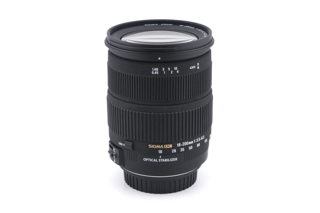Sigma 18-200mm f3.5-6.3 DC OS