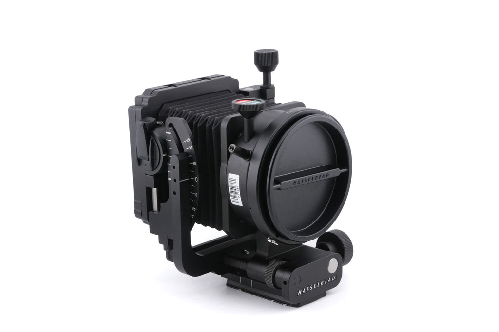 Hasselblad FlexBody (72109) + Focusing Screen Adapter (72405) + Stray Light Protection Slide (72411) + 20° Correction Slide (72415) + Cable Release (51694)