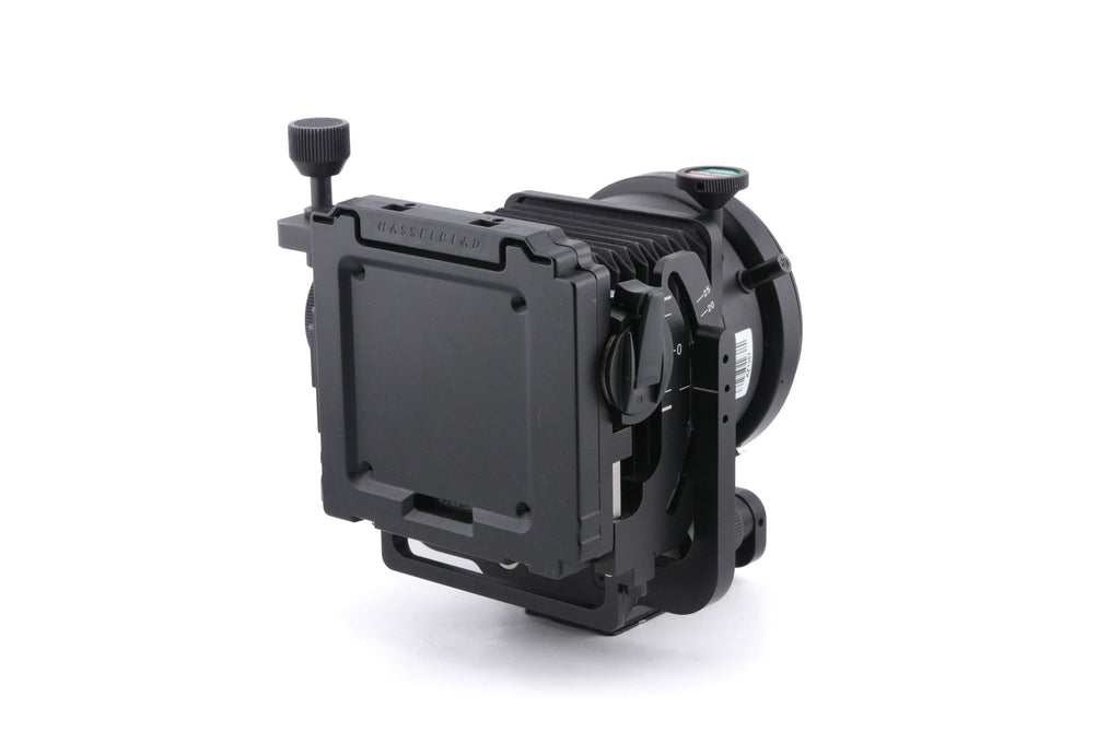 Hasselblad FlexBody (72109) + Focusing Screen Adapter (72405) + Stray Light Protection Slide (72411) + 20° Correction Slide (72415) + Cable Release (51694)