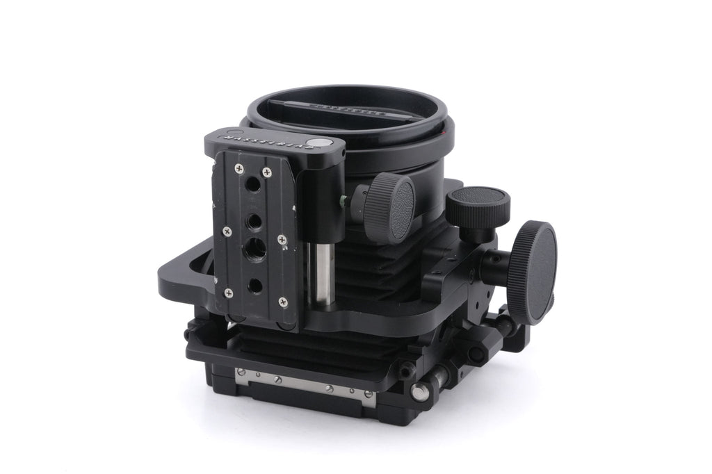 Hasselblad FlexBody (72109) + Focusing Screen Adapter (72405) + Stray Light Protection Slide (72411) + 20° Correction Slide (72415) + Cable Release (51694)