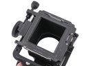 Hasselblad FlexBody (72109) + Focusing Screen Adapter (72405) + Stray Light Protection Slide (72411) + 20° Correction Slide (72415) + Cable Release (51694)