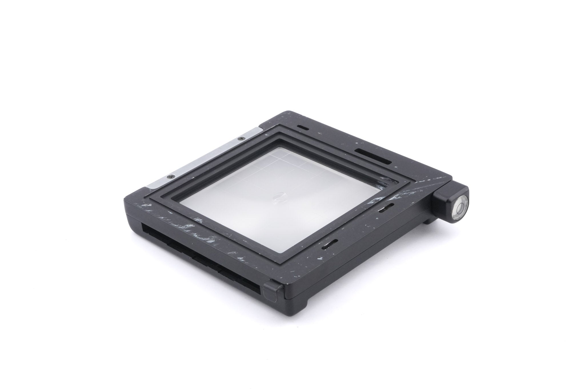 Hasselblad FlexBody (72109) + Focusing Screen Adapter (72405) + Stray Light Protection Slide (72411) + 20° Correction Slide (72415) + Cable Release (51694)
