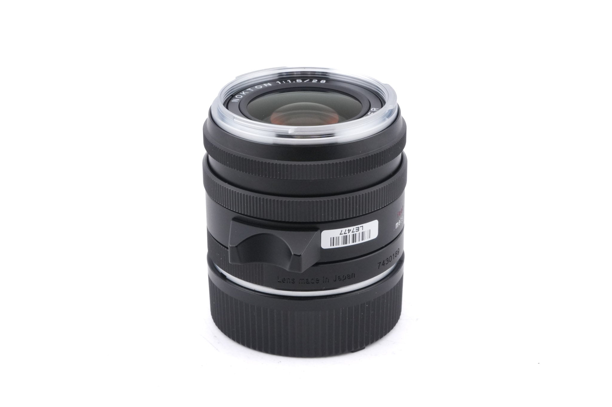Voigtländer 28mm f1.5 Nokton Aspherical VM (Typ I)