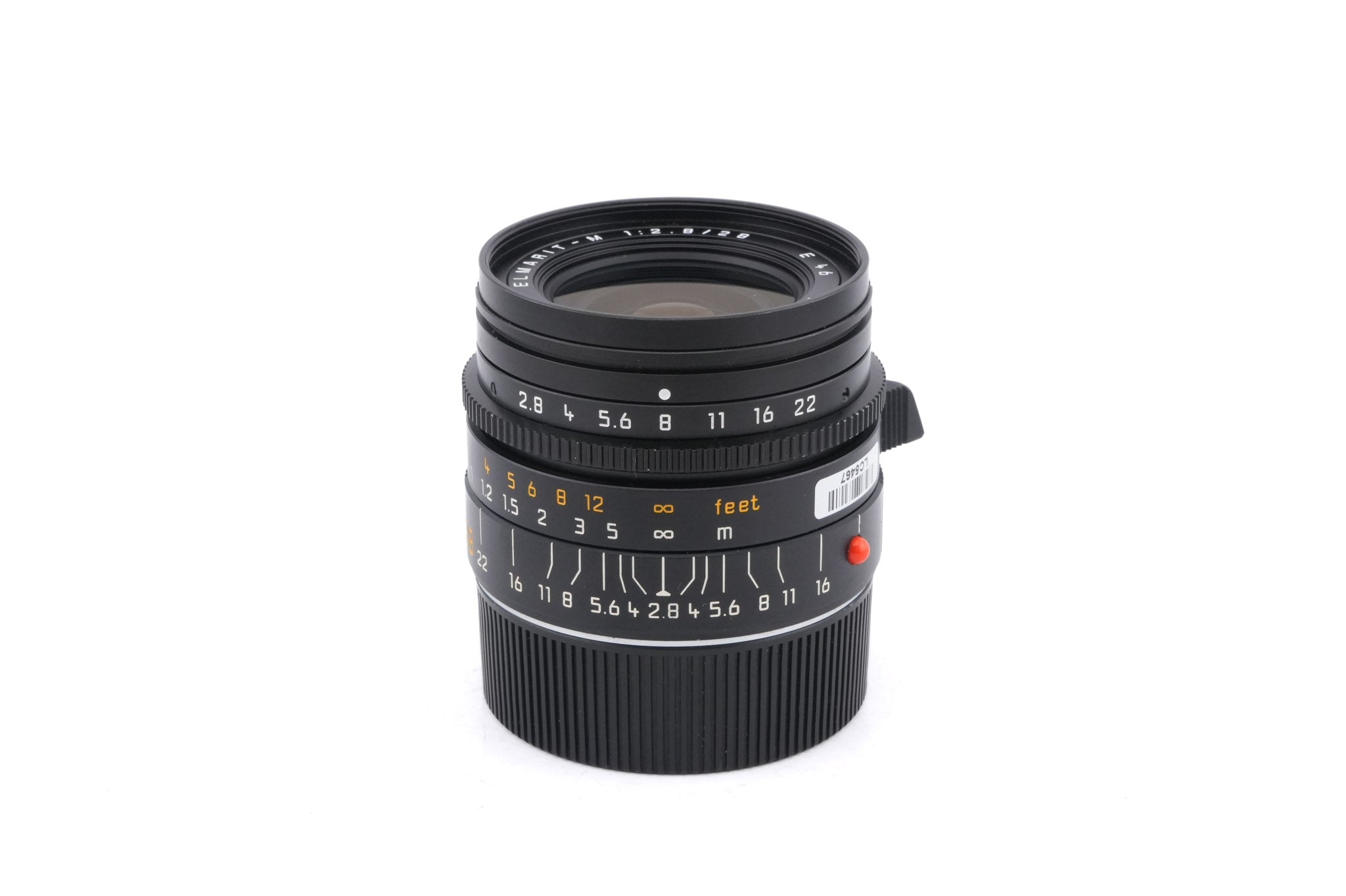 Leica 28mm f2.8 Elmarit-M (Type IV) (11809) + Lens Hood (28mm f2/2.8) (12451)
