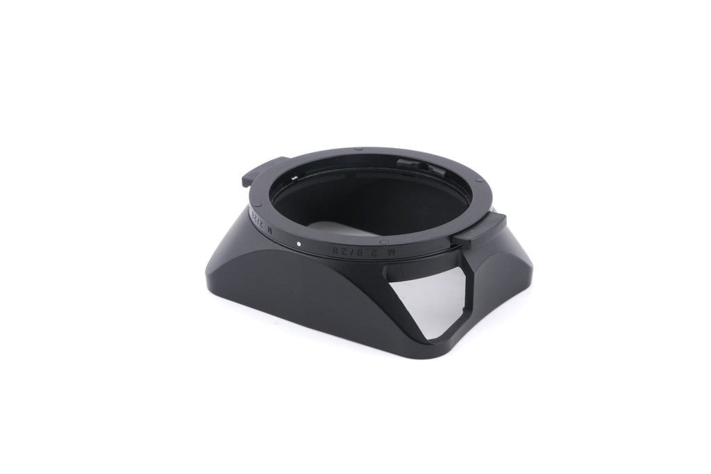 Leica 28mm f2.8 Elmarit-M (Type IV) (11809) + Lens Hood (28mm f2/2.8) (12451)