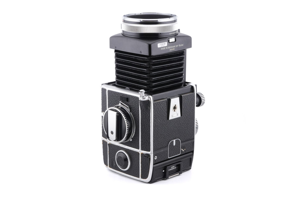 Rollei SL66 + 80mm f2.8 Planar + 6x6 Film Back + Waist Level Finder