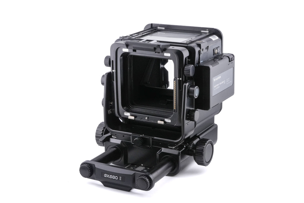 Fuji GX680 II + Magnifying Hood Loupe Finder + 180mm f3.2 EBC Fujinon GXD + GX680 120 Roll Film Holder