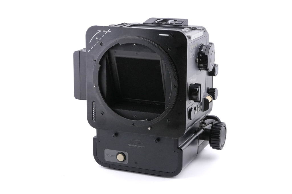 Fuji GX680 II + Magnifying Hood Loupe Finder + 180mm f3.2 EBC Fujinon GXD + GX680 120 Roll Film Holder