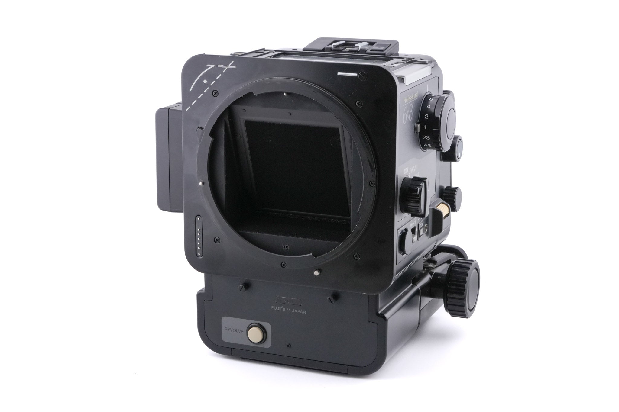 Fuji GX680 II + Magnifying Hood Loupe Finder + 180mm f3.2 EBC Fujinon GXD + GX680 120 Roll Film Holder