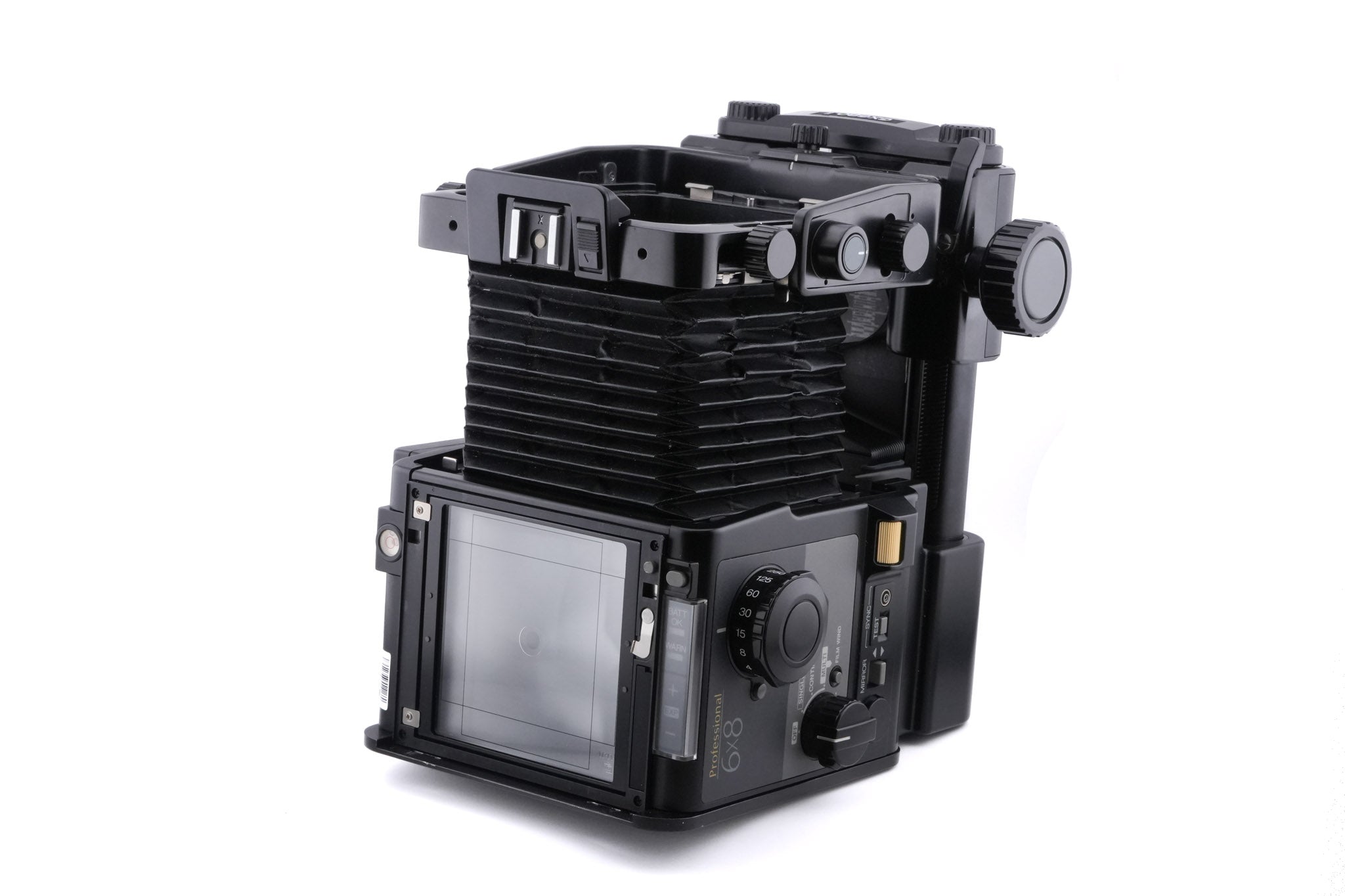 Fuji GX680 II + Magnifying Hood Loupe Finder + 180mm f3.2 EBC Fujinon GXD + GX680 120 Roll Film Holder