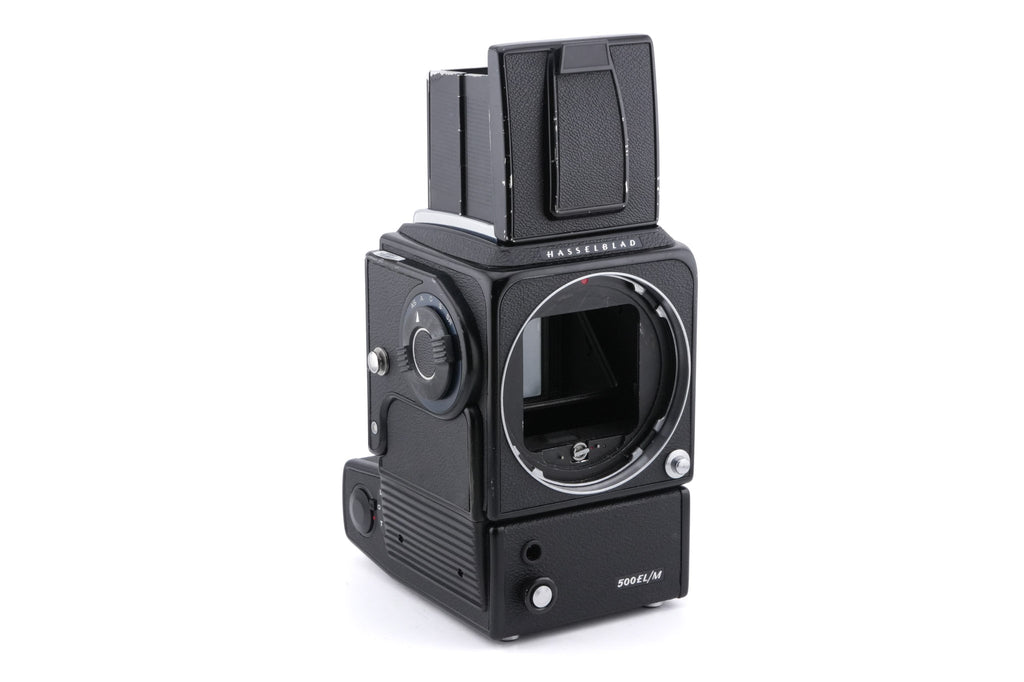 Hasselblad 500EL/M (Black, 10219) + Waist Level Finder (New / Black, 42323) + Standard Focusing Screen (42161)