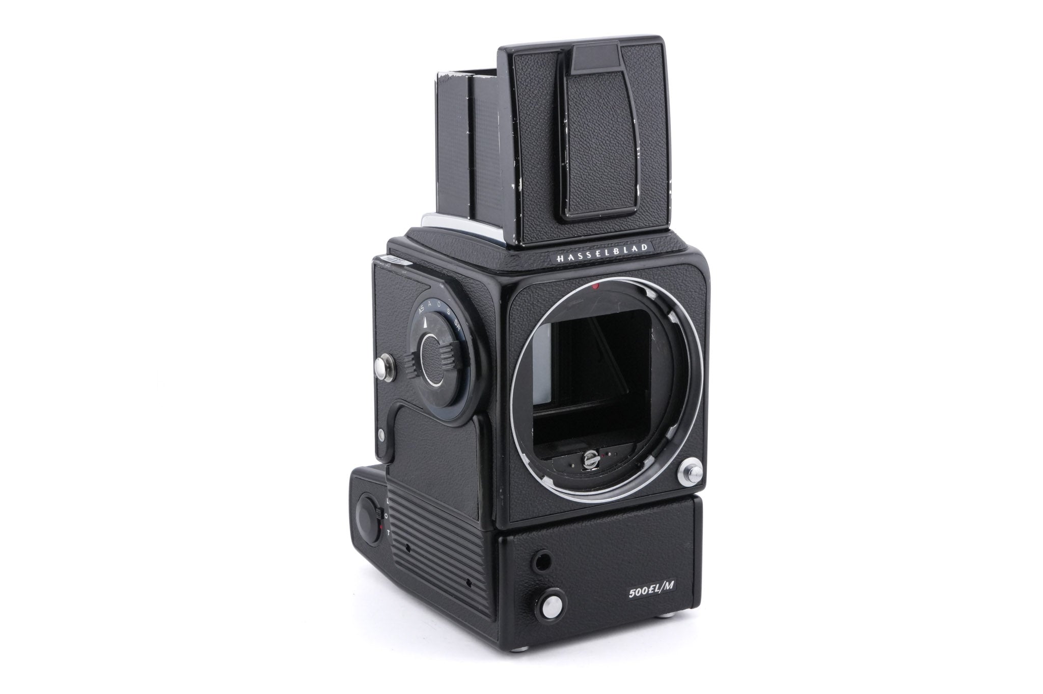 Hasselblad 500EL/M (Black, 10219) + Waist Level Finder (New / Black, 42323) + Standard Focusing Screen (42161)