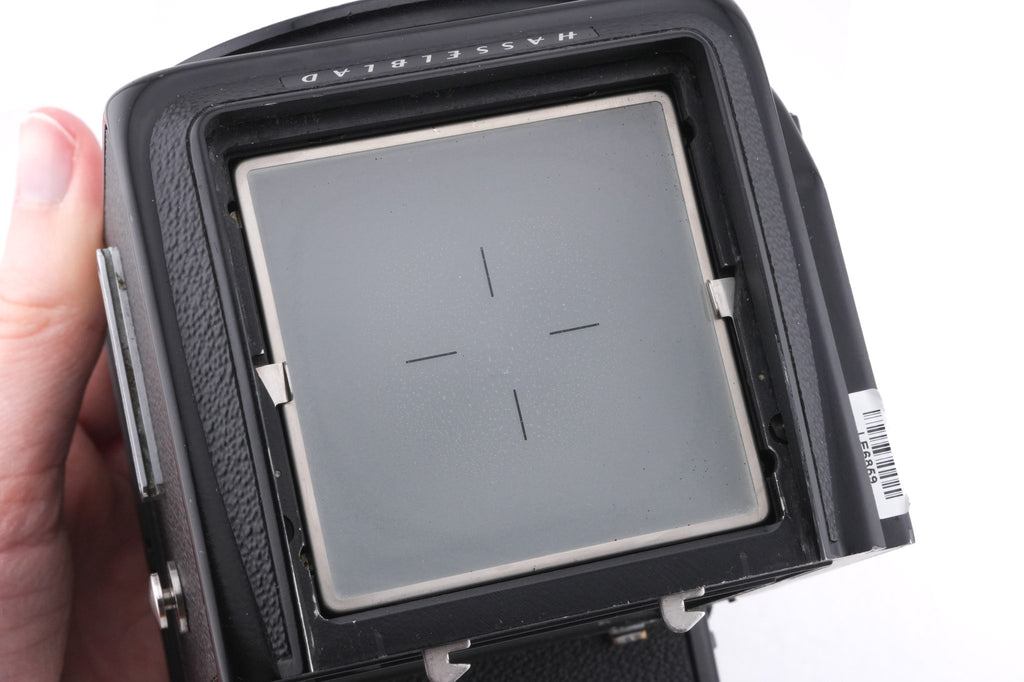 Hasselblad 500EL/M (Black, 10219) + Waist Level Finder (New / Black, 42323) + Standard Focusing Screen (42161)