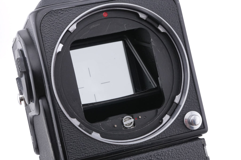 Hasselblad 500EL/M (Black, 10219) + Waist Level Finder (New / Black, 42323) + Standard Focusing Screen (42161)