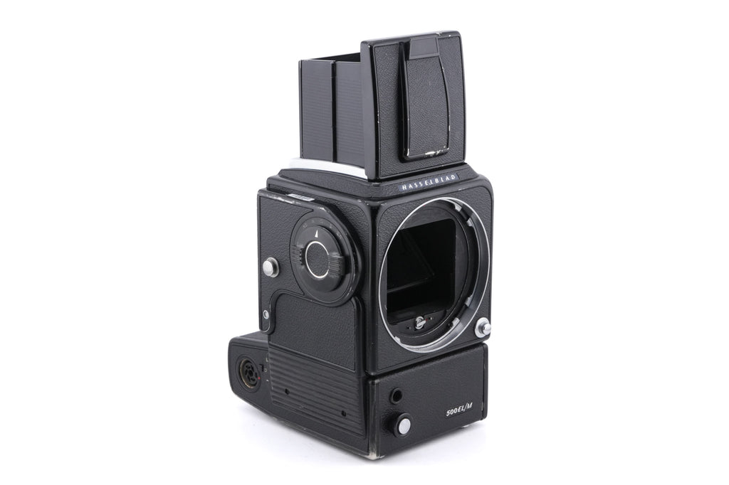 Hasselblad 500EL/M (Black, 10219) + Waist Level Finder (New / Black, 42323) + Standard Focusing Screen (42161)