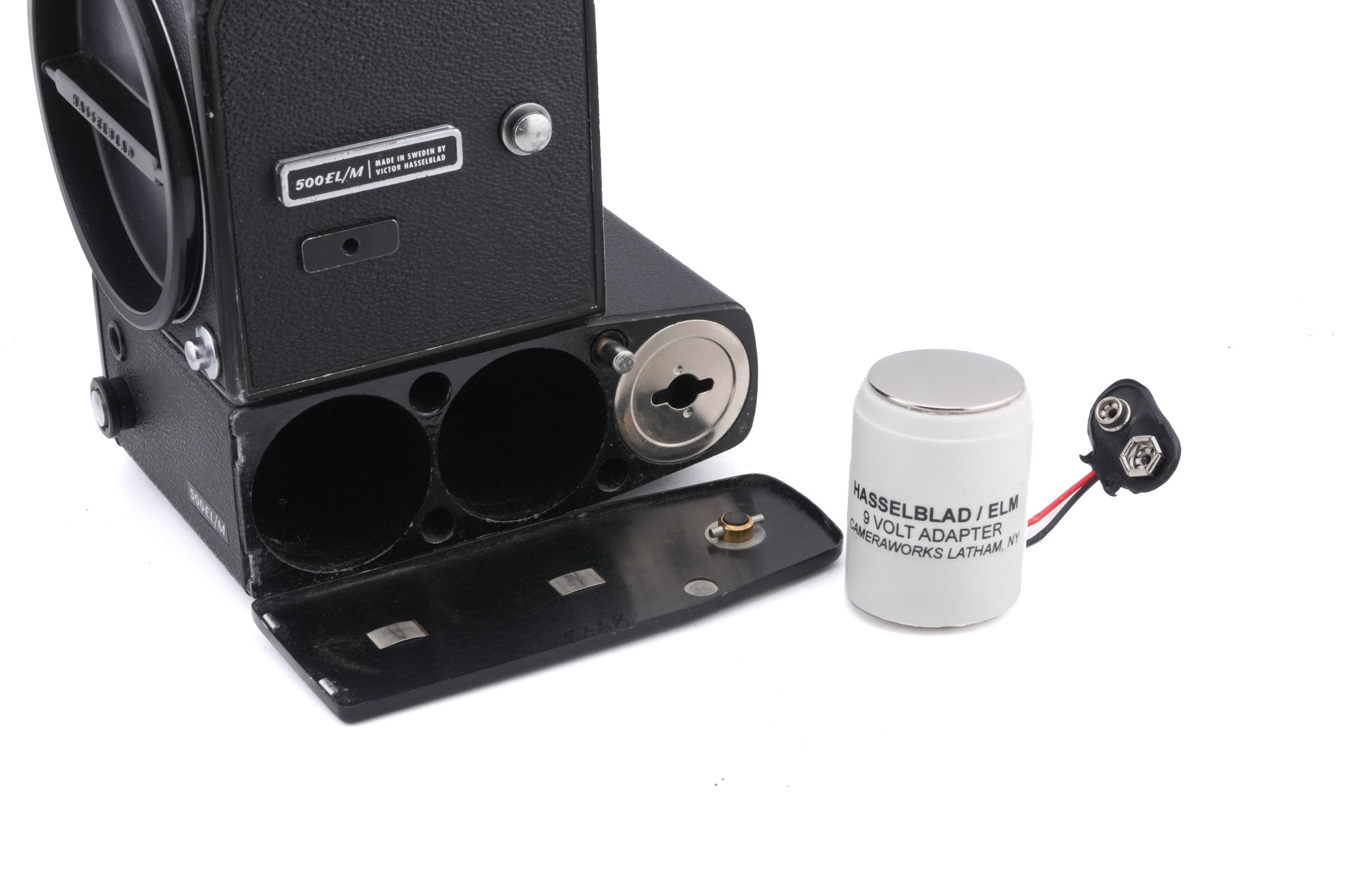 Hasselblad 500EL/M (Black, 10219) + Waist Level Finder (New / Black, 42323) + Standard Focusing Screen (42161)
