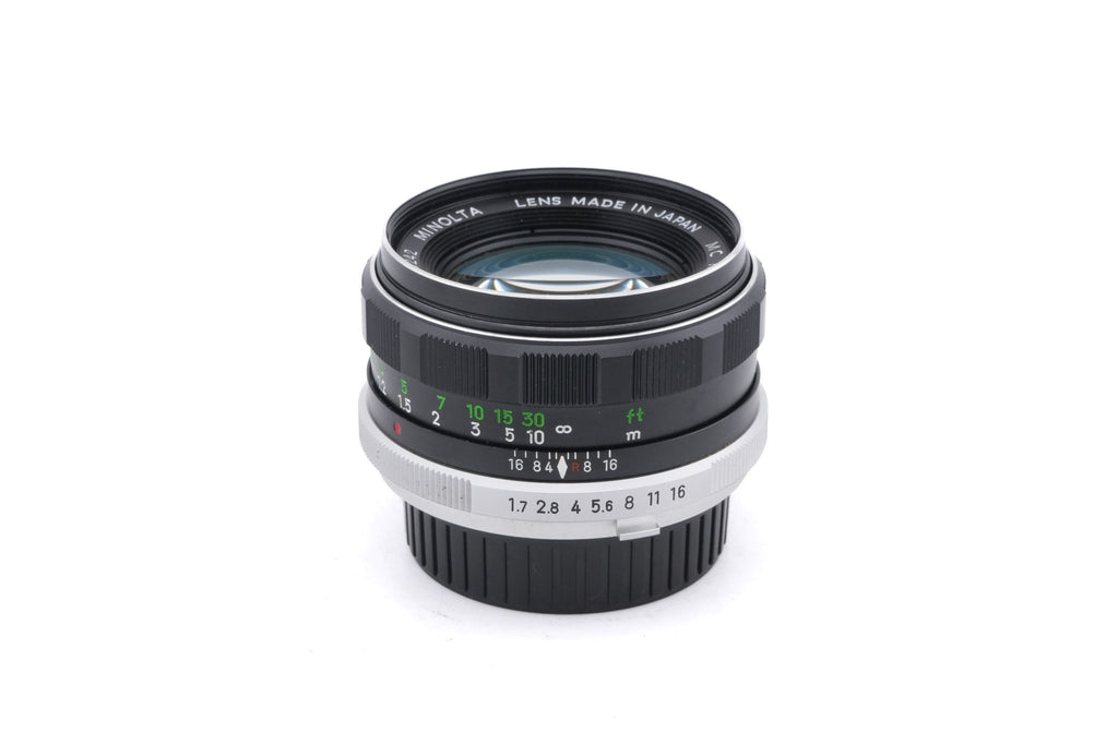 Minolta 55mm f1.7 MC Rokkor-PF