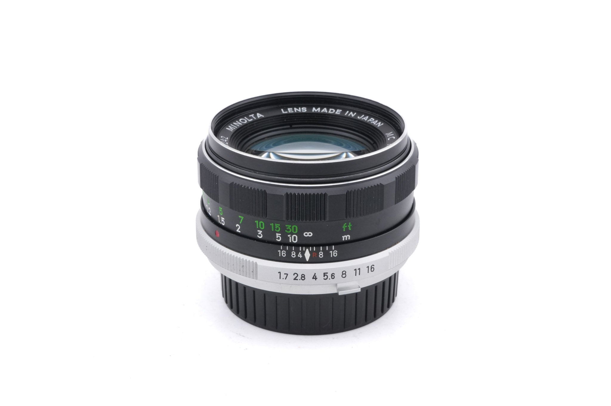 Minolta 55mm f1.7 MC Rokkor-PF
