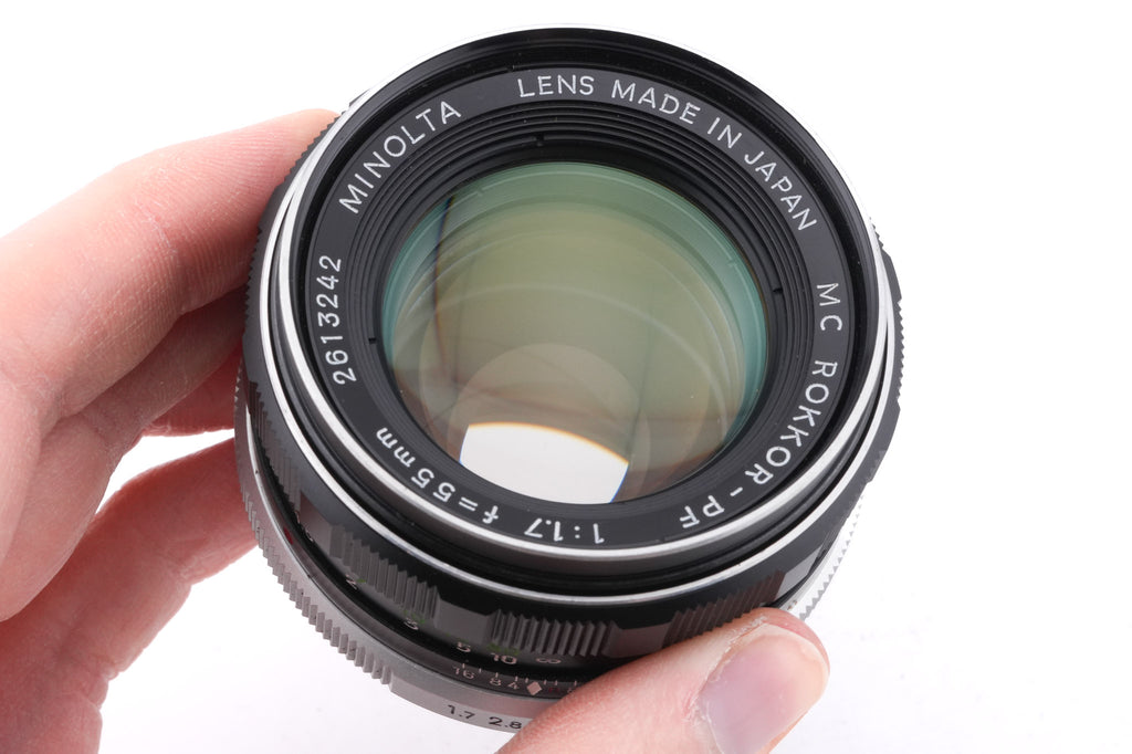 Minolta 55mm f1.7 MC Rokkor-PF