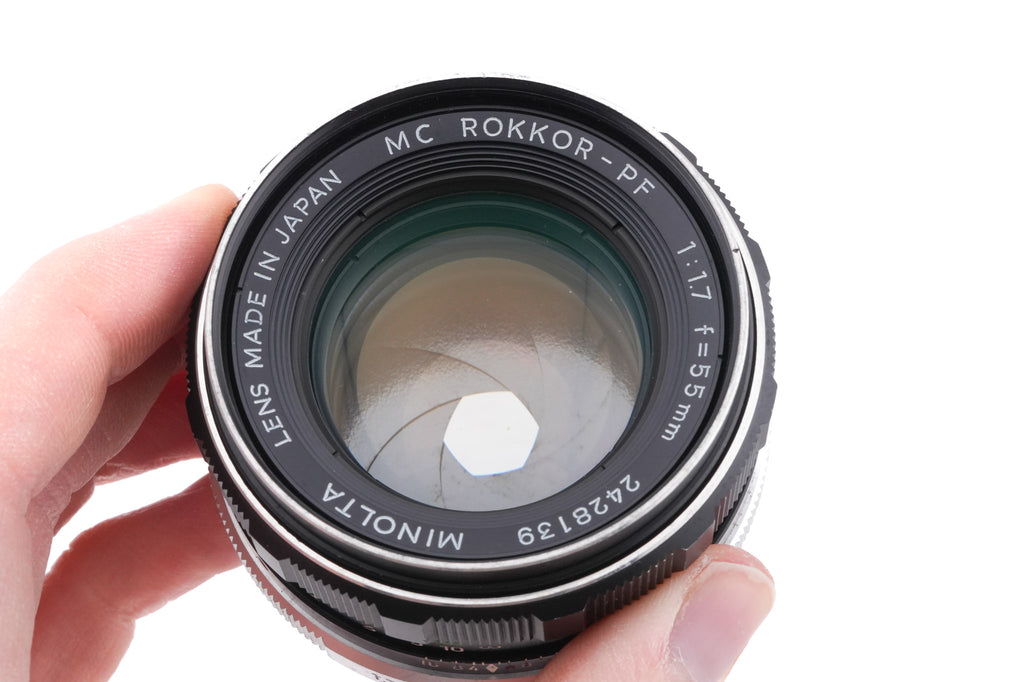Minolta 55mm f1.7 MC Rokkor-PF