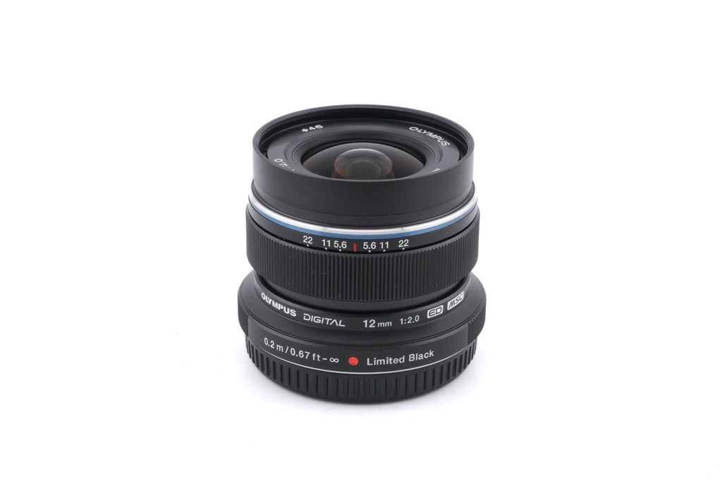 Olympus 12mm f2 M.Zuiko Digital ED MSC Limited Black