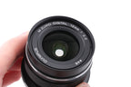 Olympus 12mm f2 M.Zuiko Digital ED MSC Limited Black