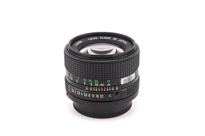 Canon 50mm f1.4 FDn