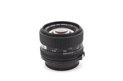 Canon 50mm f1.4 FDn
