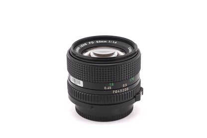 Canon 50mm f1.4 FDn