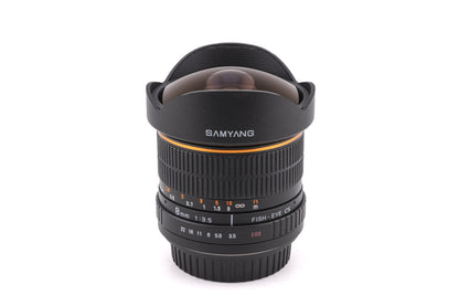 Samyang 8mm f3.5 Fish-Eye CS
