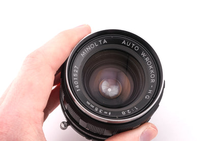 Minolta 35mm f2.8 Auto W.Rokkor-HG