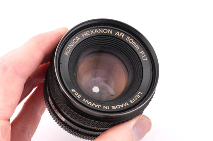 Konica 50mm f1.7 Hexanon AR