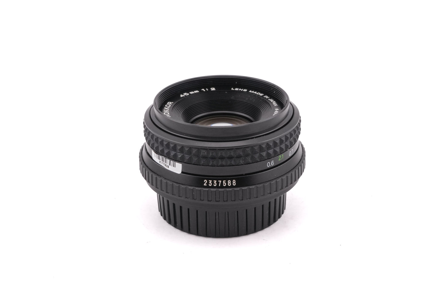 Minolta 45mm f2 MD Rokkor