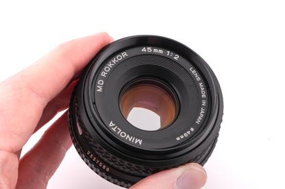 Minolta 45mm f2 MD Rokkor