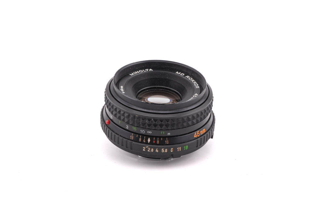 Minolta 45mm f2 MD Rokkor